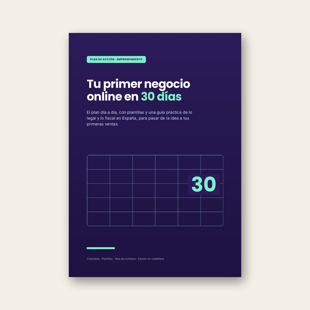 Portada de Tu primer negocio online en 30 días