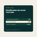 Planificador de canal de YouTube
