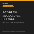 Lanza tu negocio en 30 días · Plantilla Notion